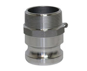 F-400-ALUMINUM | Part F - Adapter - 4" Male Adapter x 4" Male NPT, Aluminum