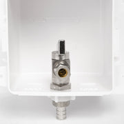 1/2" PEX Crimp (F1807) Inlet, Toilet Outlet Box, 3/4" OD Compression Outlet Connection