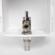 1/2" PEX Expansion (F1960) Inlet, Toilet Outlet Box, 3/8" OD Compression Outlet
