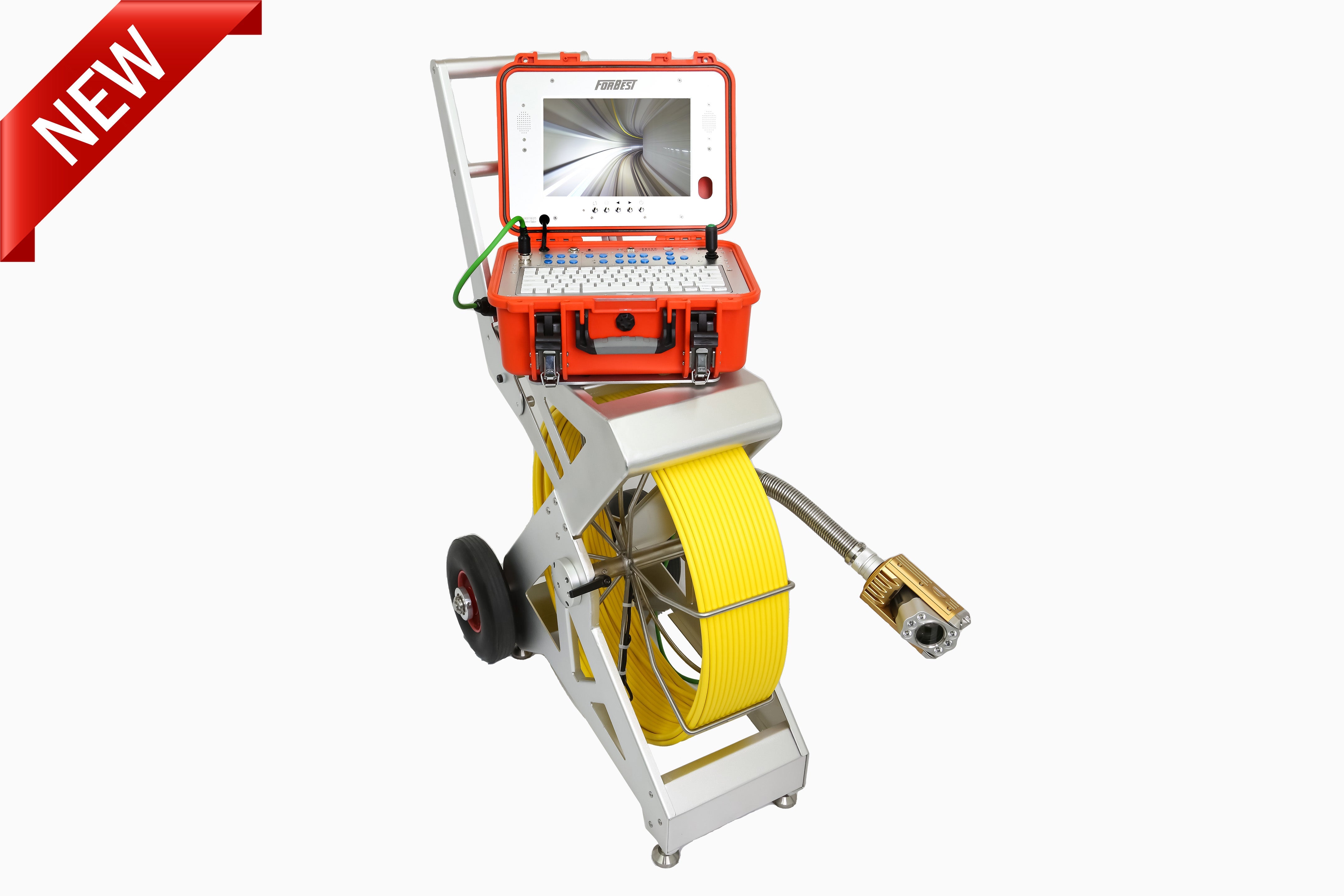 Mid Range 3688Hdet Sewer Camera With 200Ft Cable And Hd Pan-Tilt-Zoom Camera