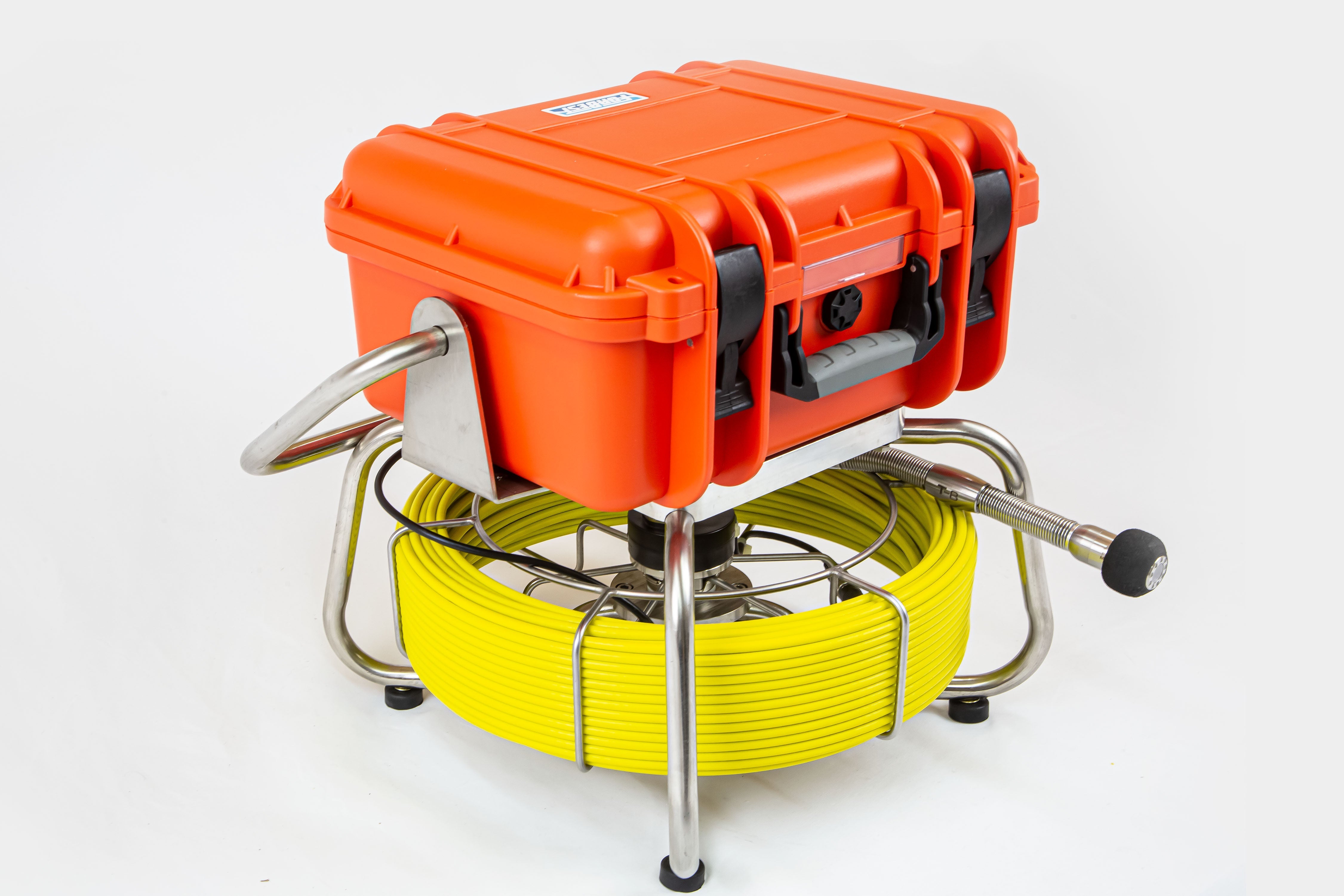 All-In-One Sewer Camera With 200Ft Cable, Self-Leveling Head And 512Hz Sonde