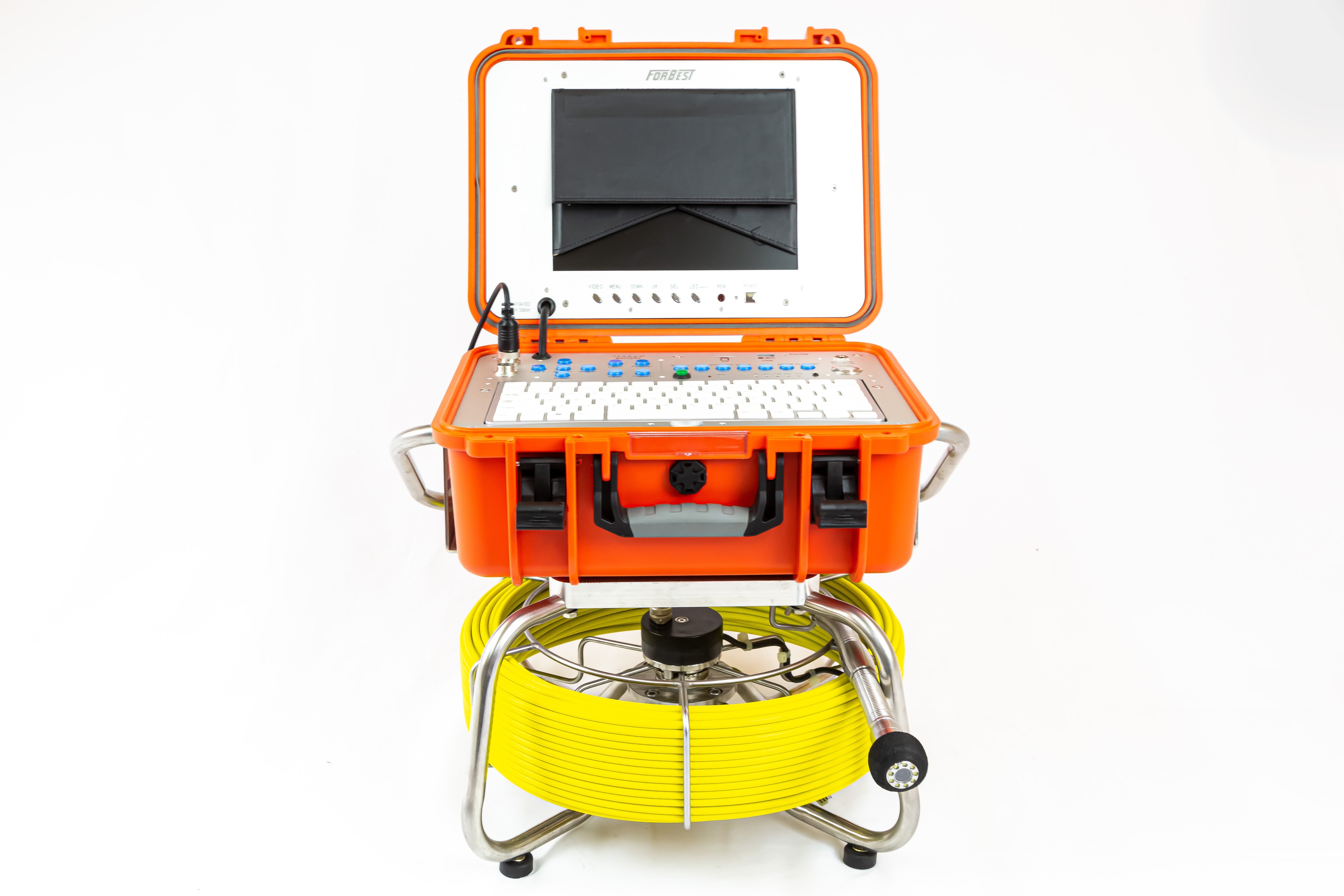 All-In-One Sewer Camera With 200Ft Cable, Self-Leveling Head And 512Hz Sonde