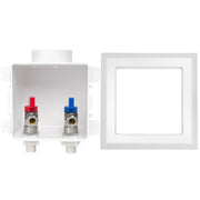 10 Pcs 1/2" CPVC PPE Intet, Faucet Outlet Box, With Installed 1/4 Turn Ball Valve