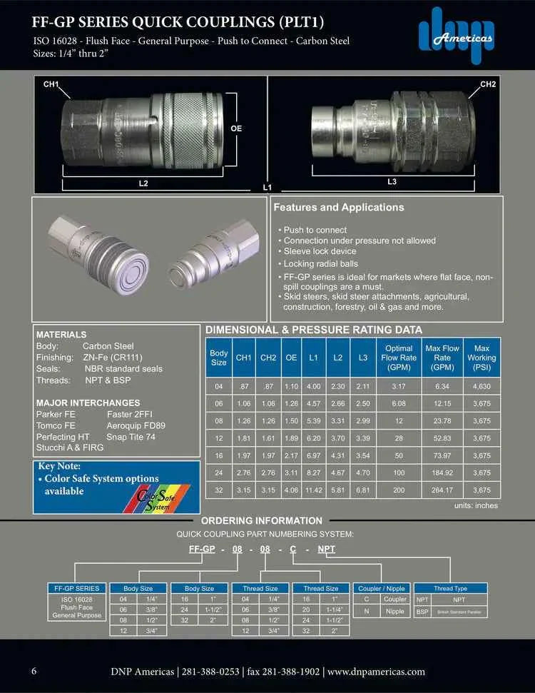 FF-GP-12-16N-SAE | 3/4" Nipple x 1 5/16" UNF O'Ring