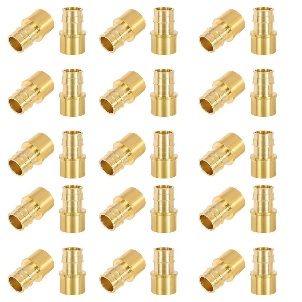 30 Pcs PEX A Full Flow Expansion 1/2" PEX x 3/4" Female Sweat F1960 Adapter Wholesale