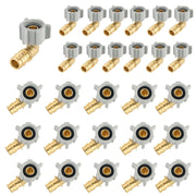 30 Pcs PEX A Expansion 1/2" PEX x 1/2" Swivel Elbow Wholesale