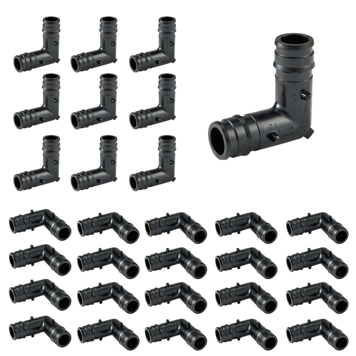30 Pcs PEX A Expansion 1/2" x 1/2" PPSU Elbow Wholesale