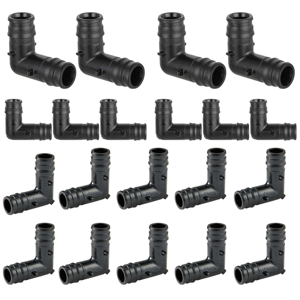 30 Pcs PEX A Expansion 3/4" x 1/2" PPSU Elbow Wholesale
