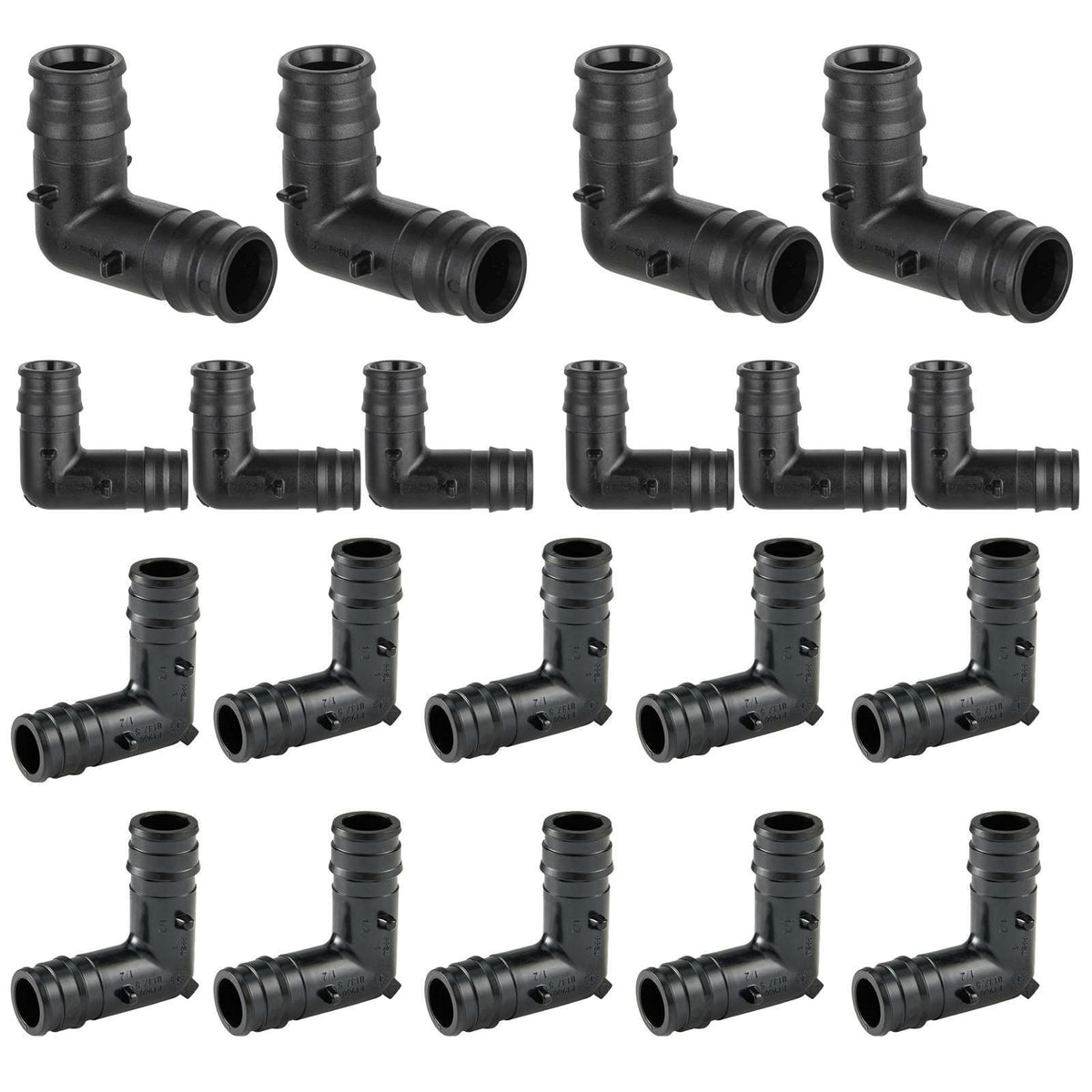 30 Pcs PEX A Expansion 3/4" x 1/2" PPSU Elbow Wholesale
