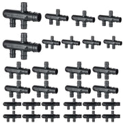 30 Pcs PEX A Expansion 3/4" x 1/2" Opposing Closed Manifold (3 Port) Wholesale