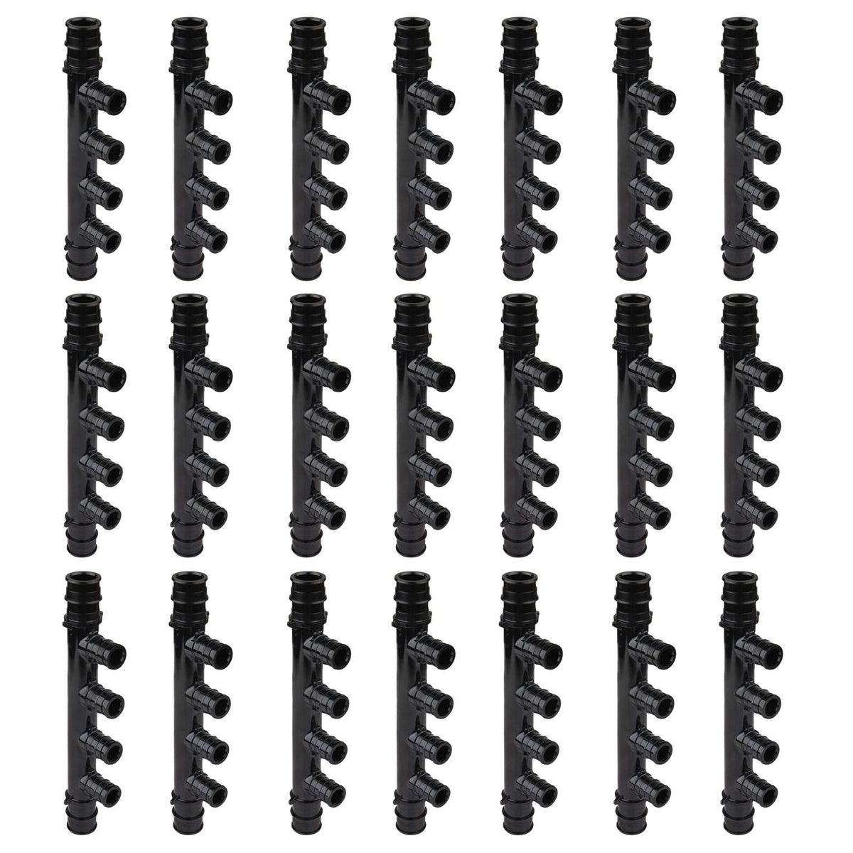 30 Pcs PEX A Expansion 3/4" x 1/2" Open Manifold (4 port) Wholesale