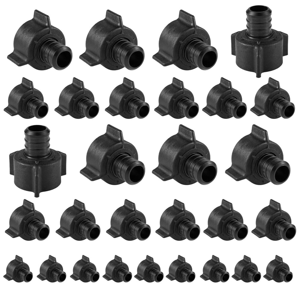 30 Pcs PEX-B Crimp 3/4" PPSU Swivel Adapter