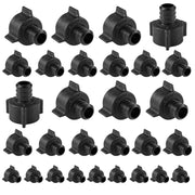 30 Pcs PEX-B Crimp 1/2" PPSU Swivel Adapter with w/tab
