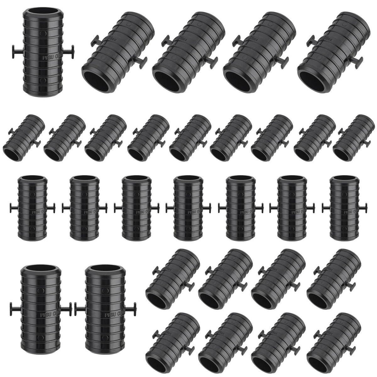 30 Pcs PEX-B Crimp 3/4" PPSU Coupling w/tab
