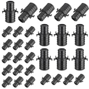 30 Pcs PEX-B Crimp 1" x 3/4" PPSU PEX Coupling w/tabs