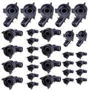 30 Pcs PEX-B Crimp 1/2" PPSU Swivel Elbow