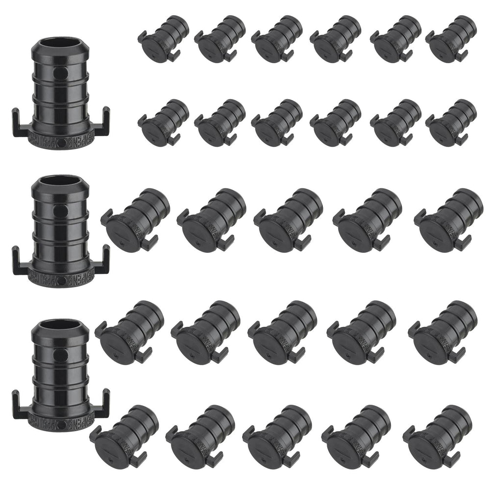 30 Pcs PEX-B Crimp 3/4" PPSU Plug w/tabs