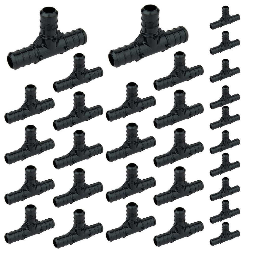 30 Pcs PEX-B Crimp 1/2" PPSU Tee