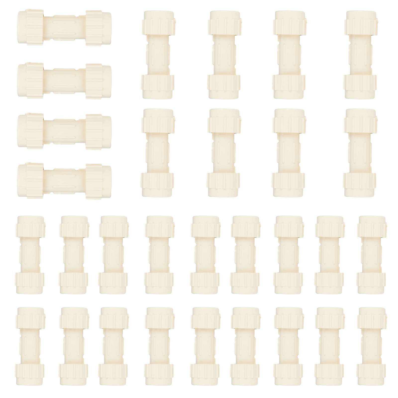 30 Pcs 1/2" CPVC Compression Coupling