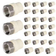 30 Pcs 1/2" CPVC x Female Stainless Steel Adapter (Lead Free)