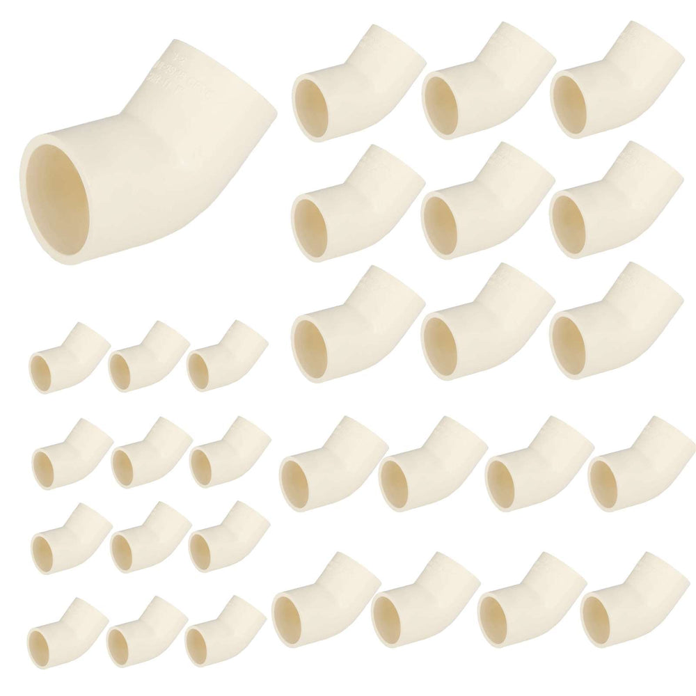 30 Pcs 1" CPVC CTS 45° Elbow (Socket)