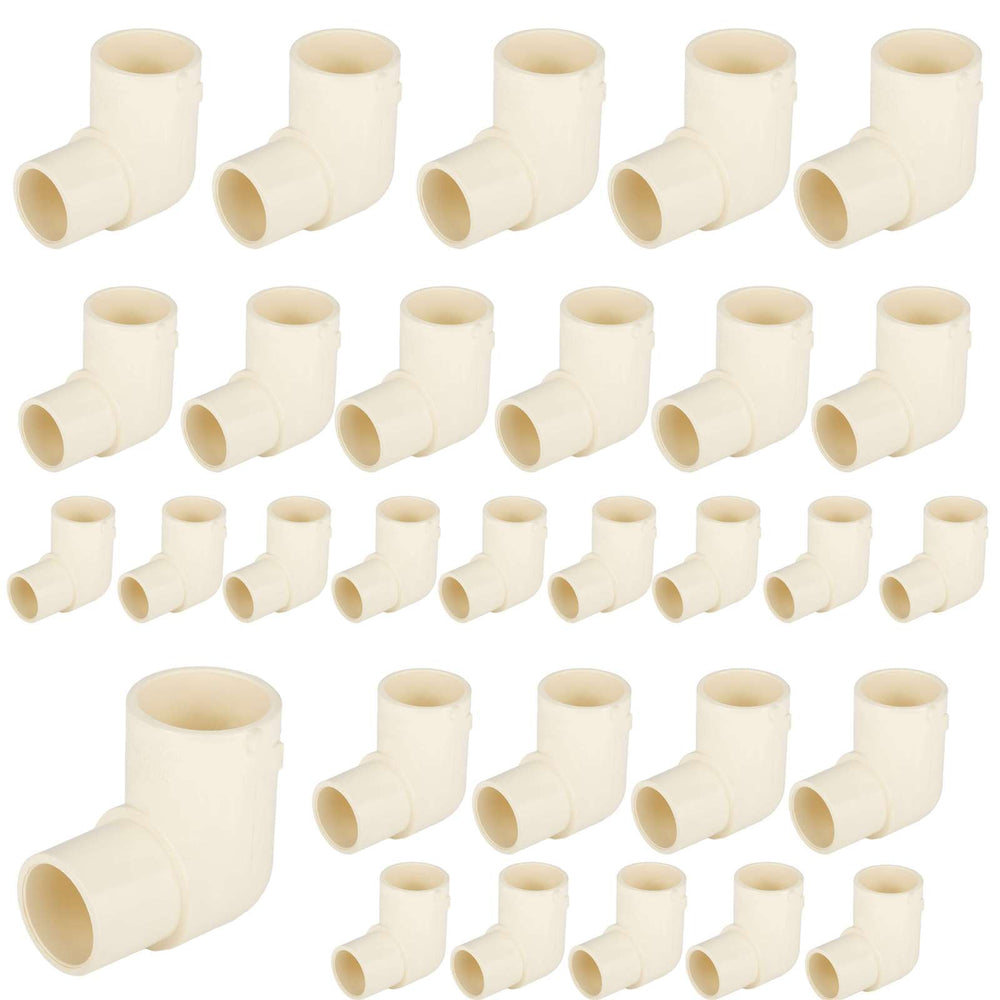 30 Pcs 1/2" CPVC CTS 90° Street Elbow (Spigot x Socket)