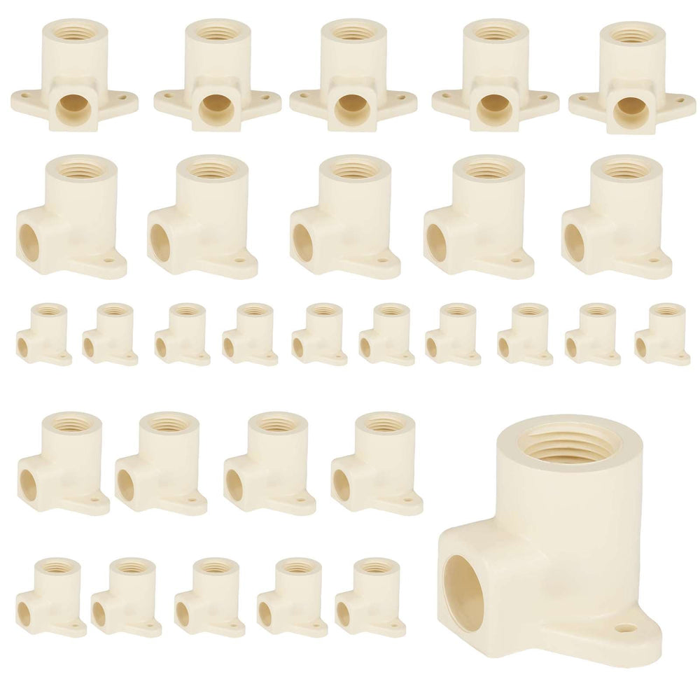30 Pcs 1/2" CTS CPVC Drop Ear Elbow (Socket x FIP)