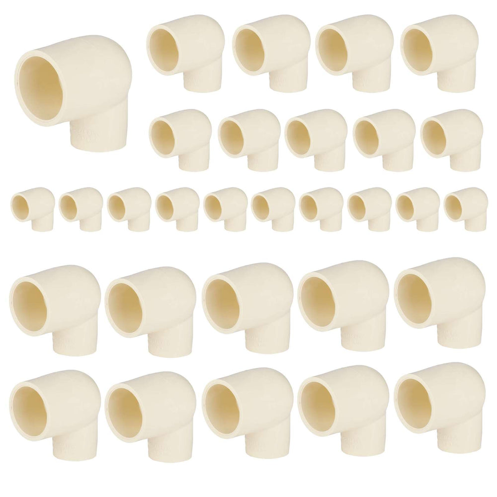 30 Pcs 3/4" x 1/2" CPVC CTS 90° Reducing Elbow (Socket)
