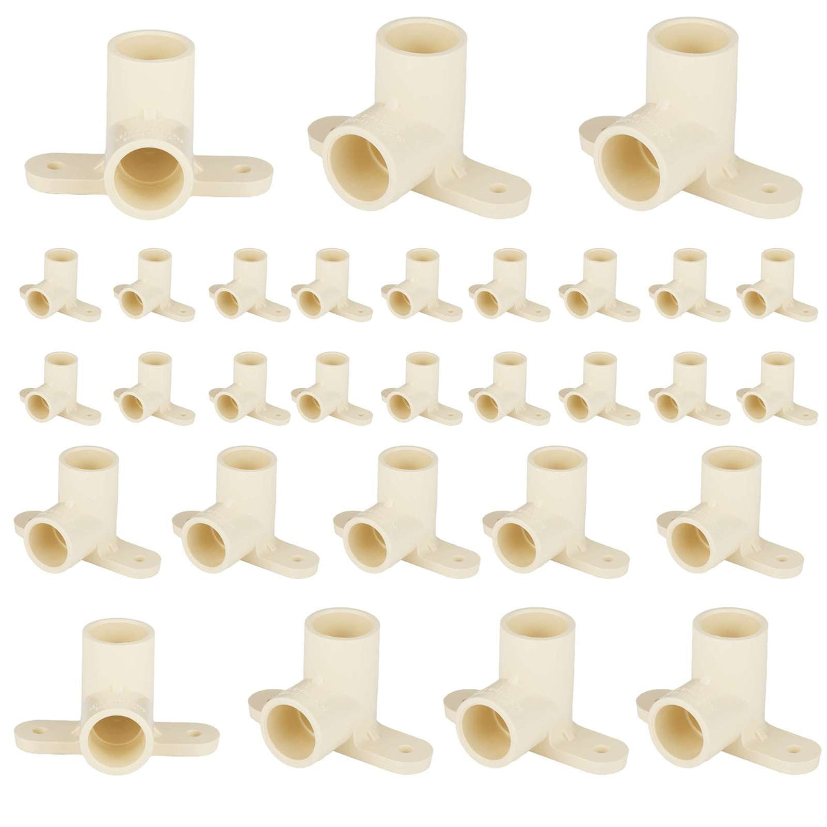 30 Pcs 1/2" Socket x 1/2" Socket CPVC Drop Ear Elbow