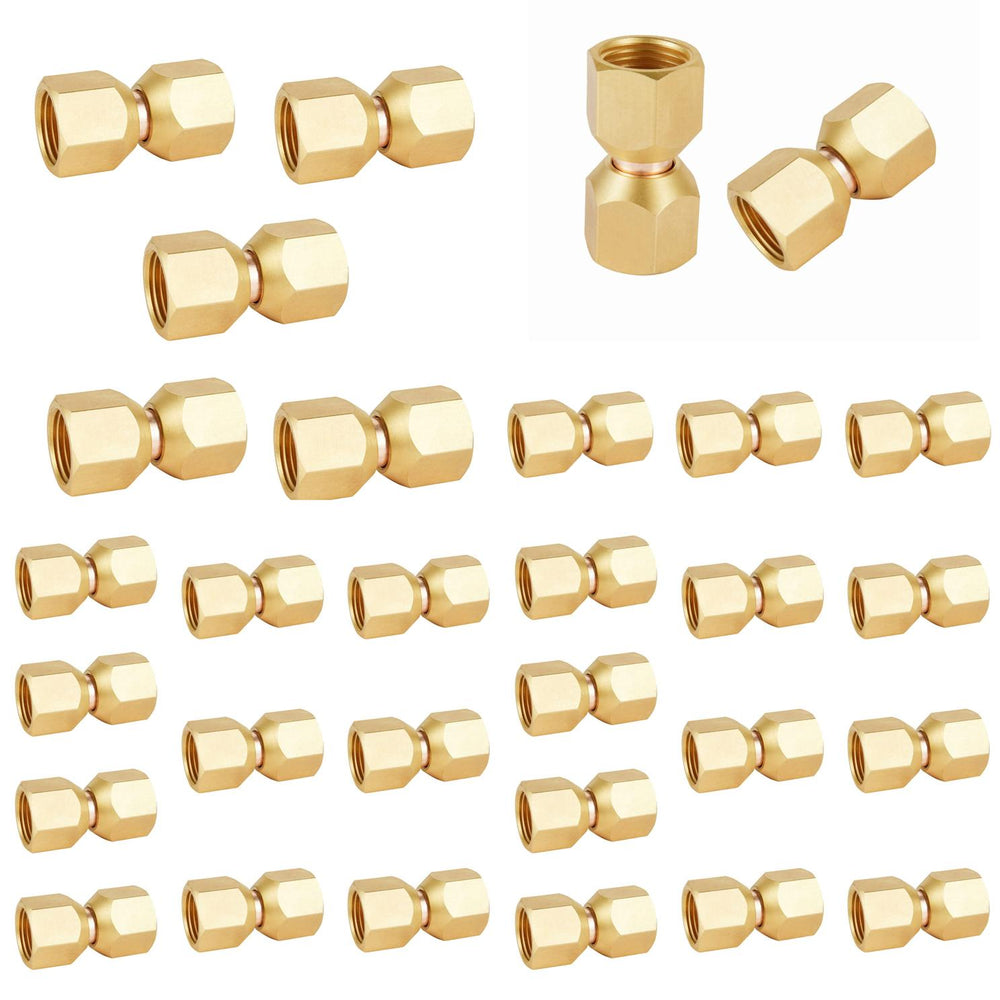 30 Pcs 1/2" X 1/2" Swivel Brass Adapter