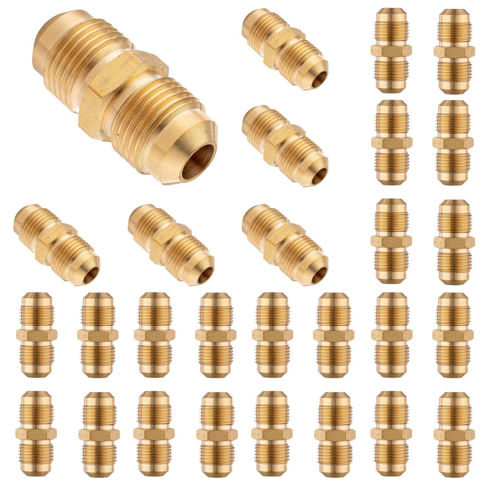 30 Pcs 3/8" Flare x 3/8" MNPT Brass Adapter