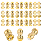 30 Pcs 1/2" x 1/2" Push Fit Coupling