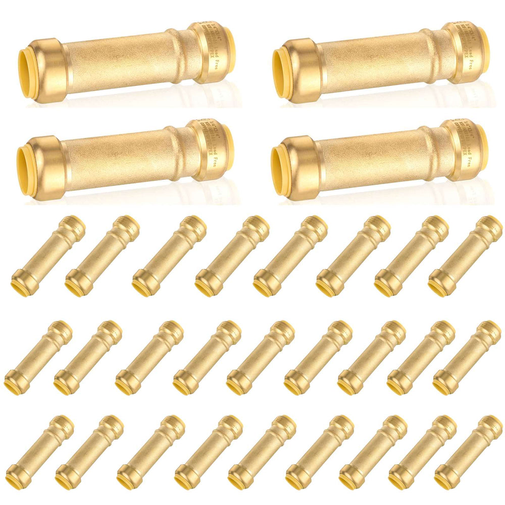 30 Pcs 1" x 1" Push Fit Slip Couplings