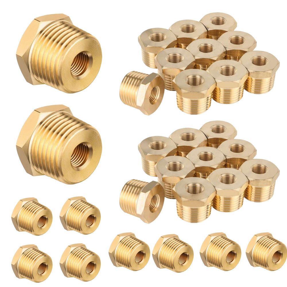 30 Pcs 1/2" M x 1/4" F NPT Connector