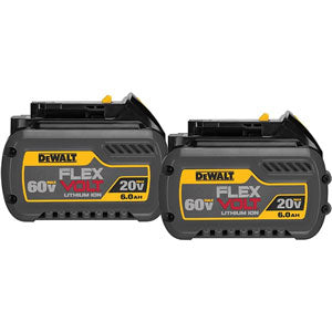 FLEXVOLT 20V/60V Max 6.0 Ah Battery Pack - 2 Pack