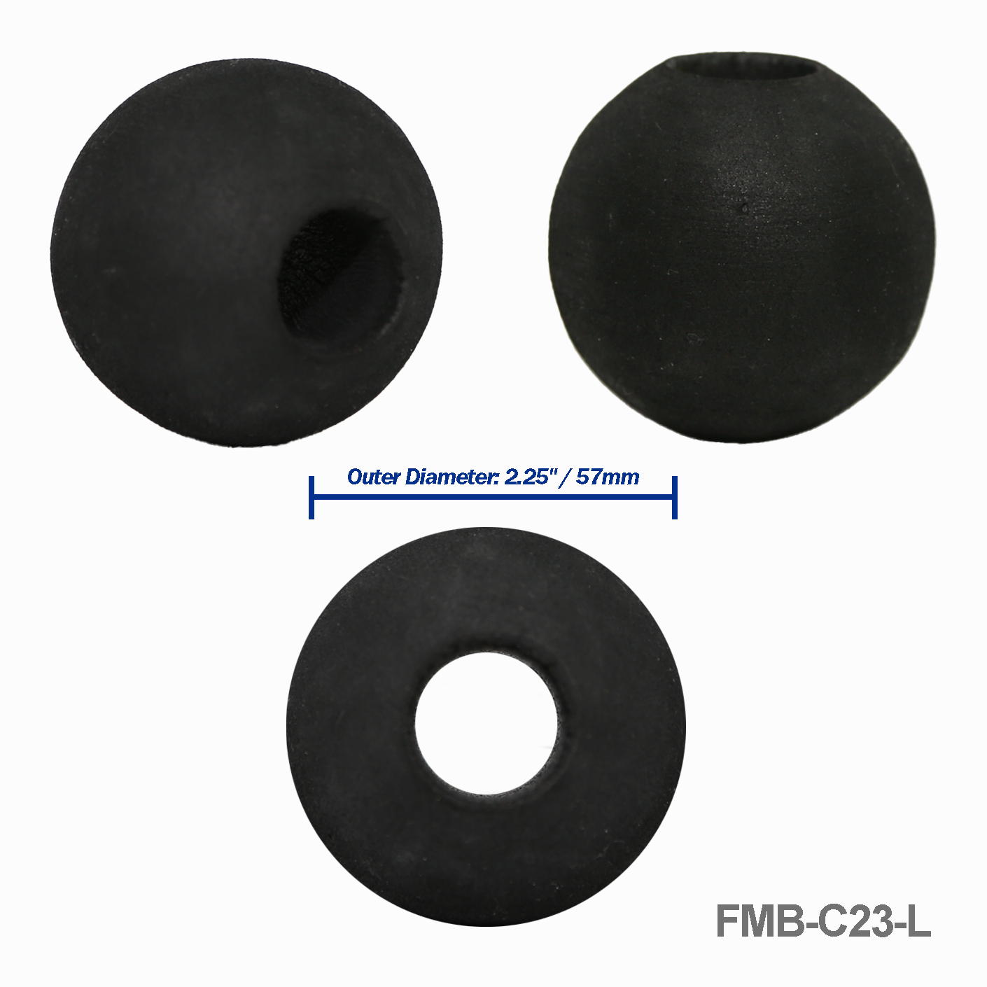1.5" Hard Plastic Skid For C23 Camera