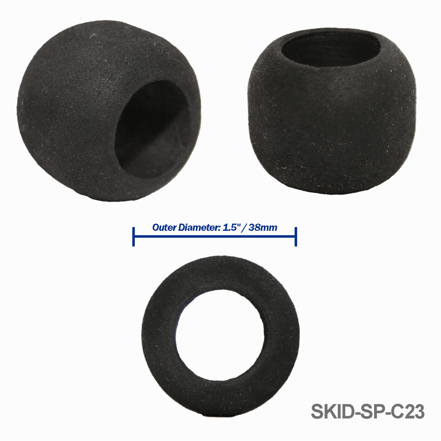 1.5" Hard Plastic Skid For C23 Camera