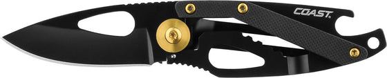 Coast FX200 Folding Knife Stainless Steel 2.0" Length w/ Bottle Opener - Clam Pack 20690