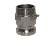 F-100-SS316 | Part F - Adapter - 1" Male Adapter x 1" Male NPT, 316SS