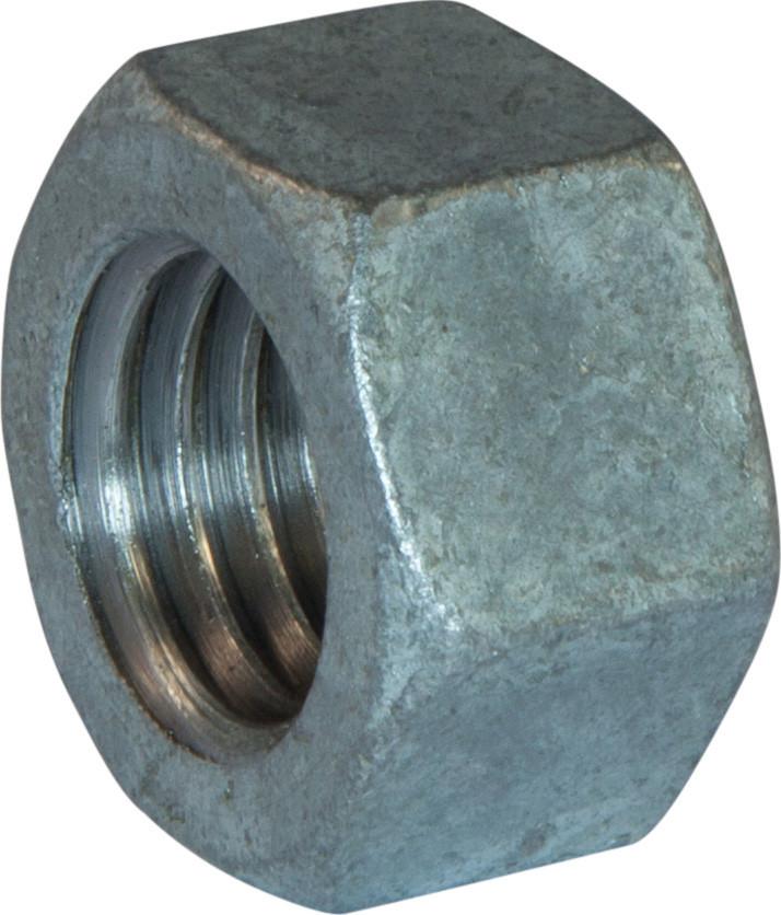 1 1/2-6 Grade 2 Finished Hex Nut – Hot-Dip Galvanized