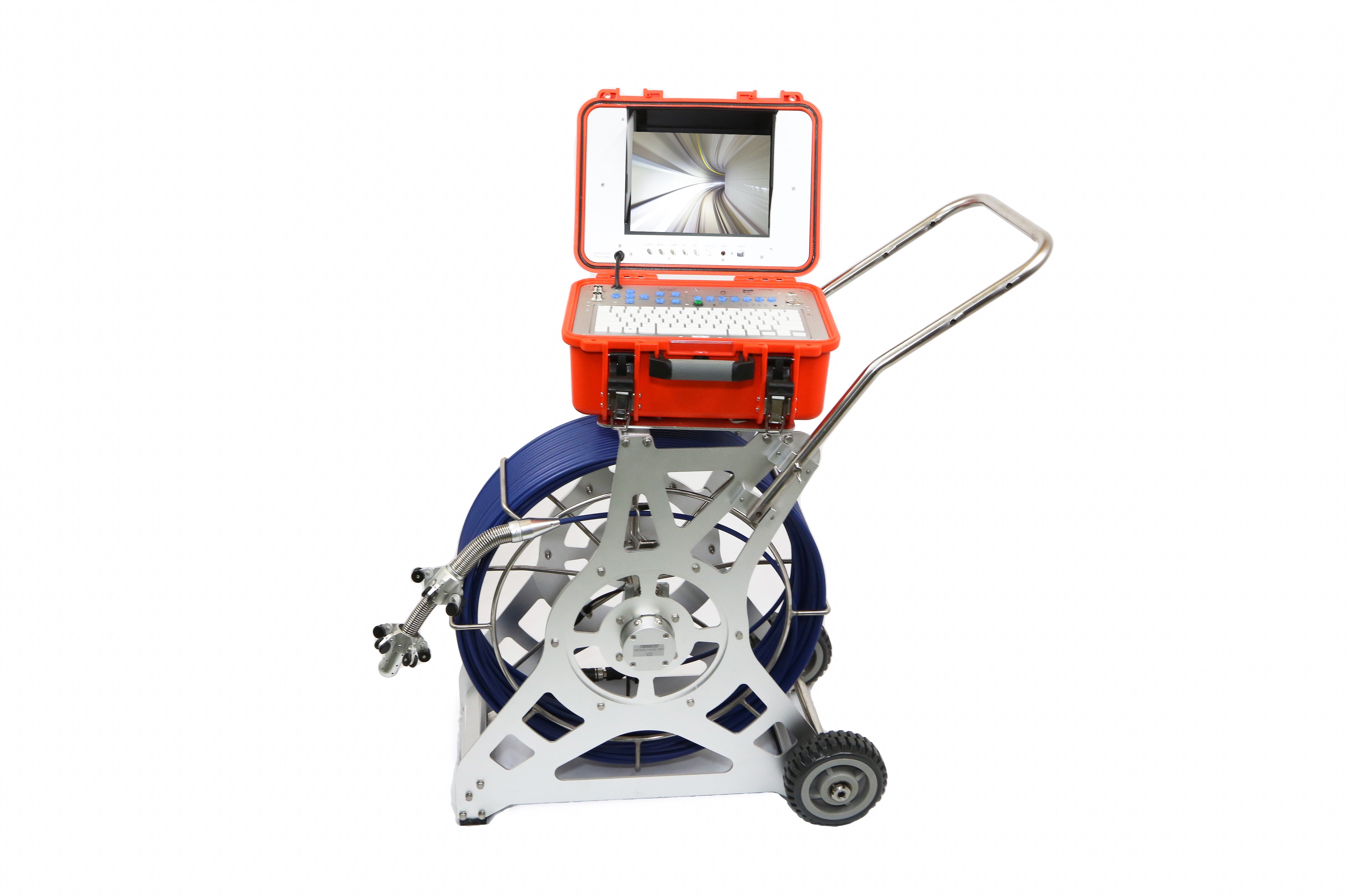 Advanced Mid Range 3388Et C28 Pan-Tilt Sewer Camera With 200Ft Cable And Footage Counter