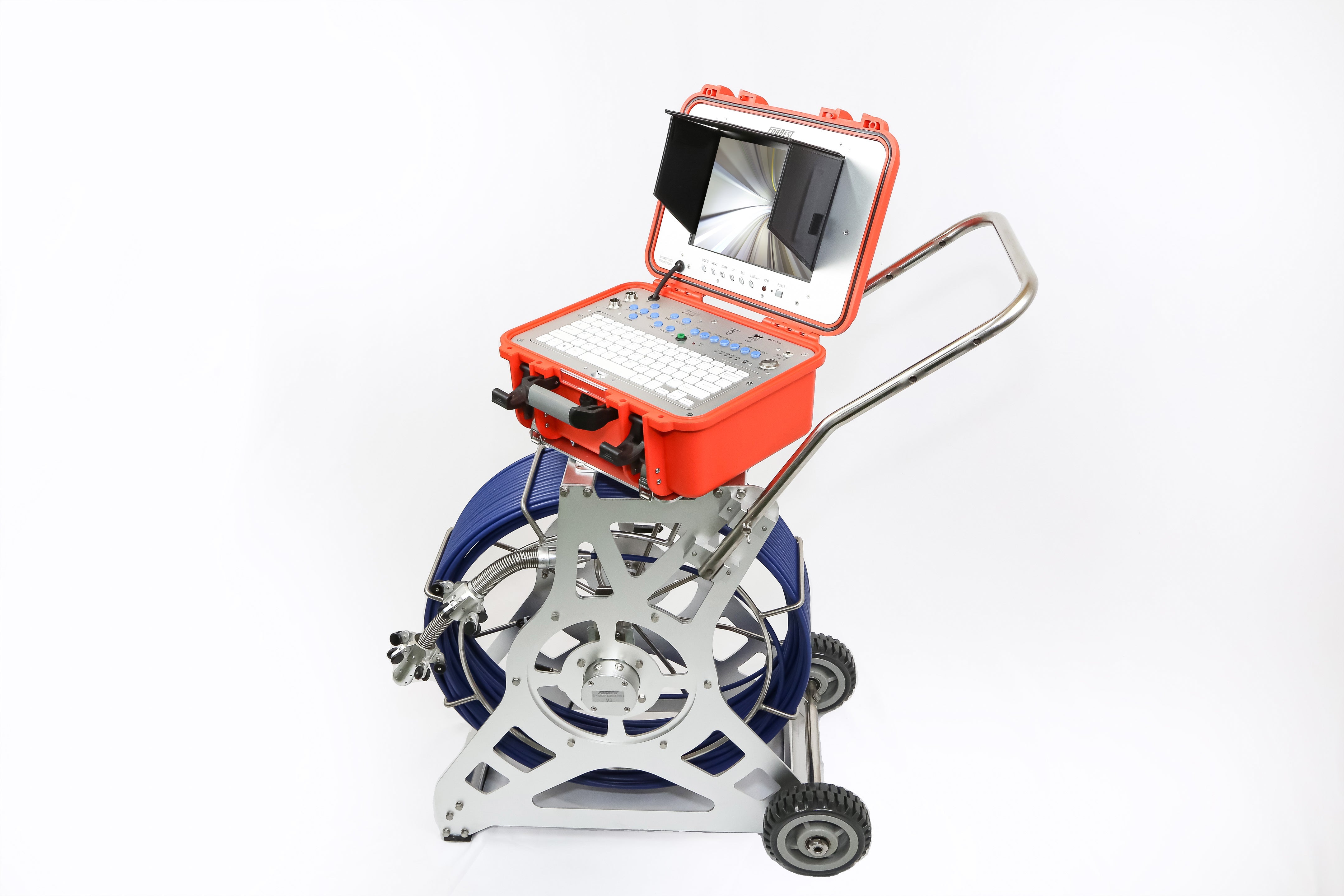 Advanced Mid Range 3388Et C28 Pan-Tilt Sewer Camera With 200Ft Cable And Footage Counter