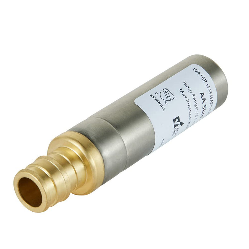 10 Pcs 1/2" PEX-A Expansion Connection, Straight Water Hammer Arrestor, Stainless Steel