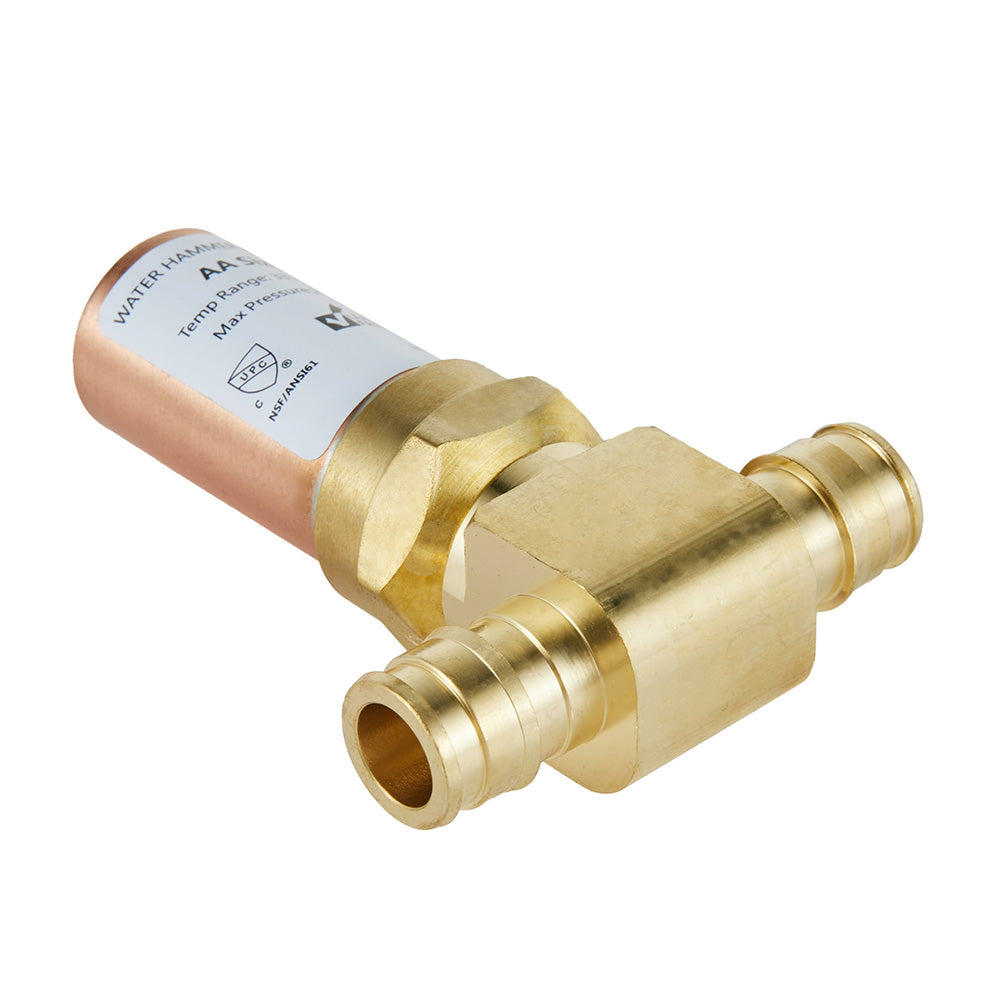10 Pcs 1/2" PEX-A Expansion, Water Copper Hammer Arrestor Tee