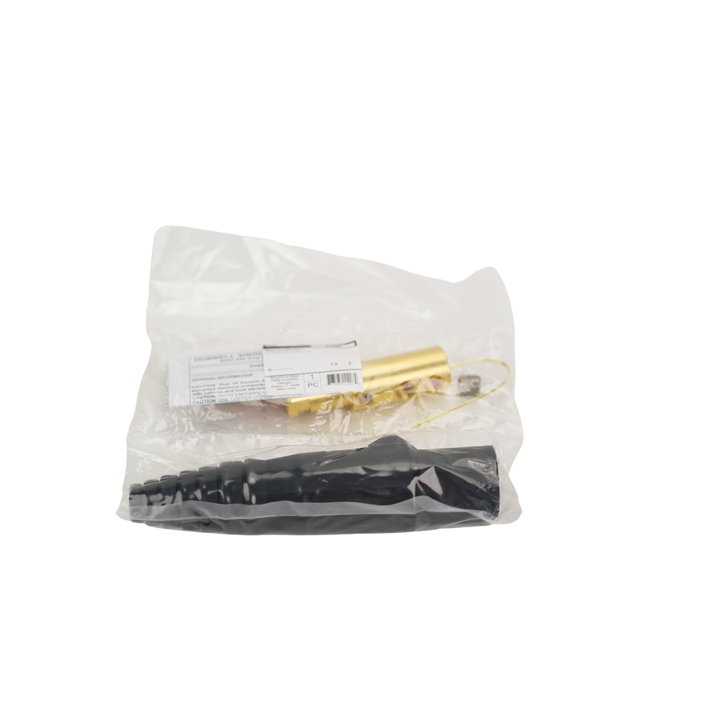 Hubble Single Pole Male Plug HBL300MBK