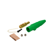 Hubble Single Pole Male Plug Taper Style Green (300 Amps, 600V) HBL300MGN