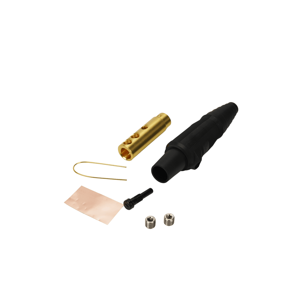 Hubble Single Pole Female Plug Black (400 Amps, 600V) HBL400FBK