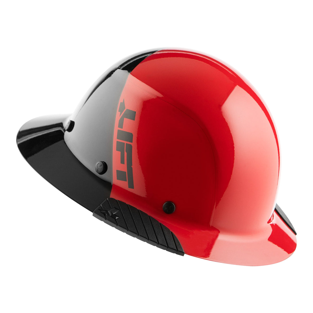 DAX Fifty/50 Red Full Brim Hard Hat