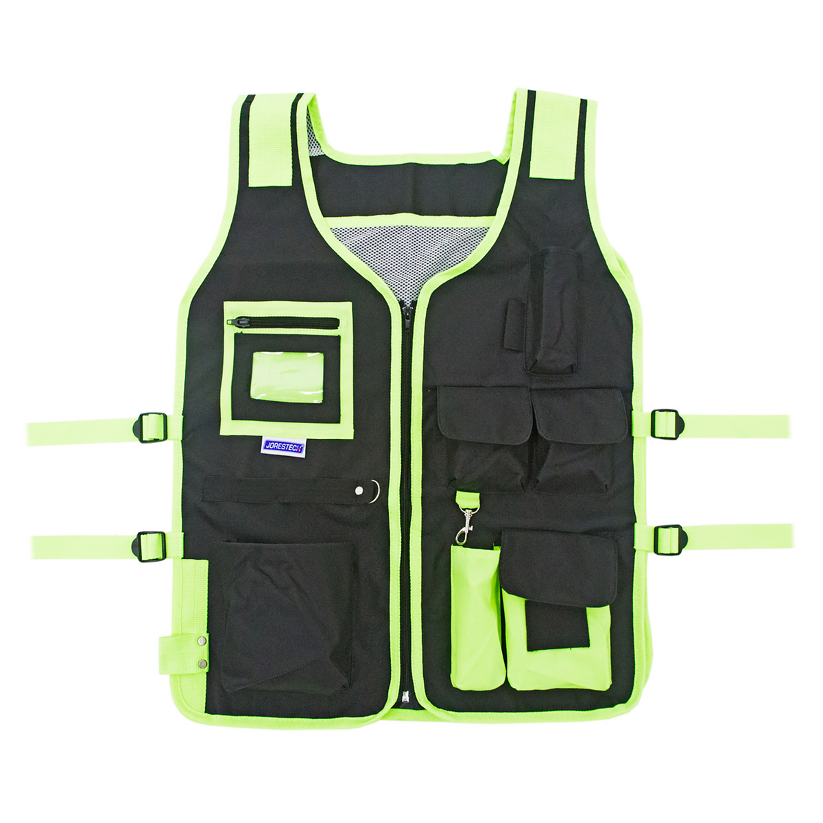 Hi-Vis Adjustable Tool Vest with Reflective Strips