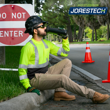 Durable Hi Vis Long Sleeve Shirt: Dirt-Concealing & High Visibility